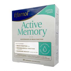 Эфамол Брейн Мемори Актив / Efamol Brain Active Memory капсулы №30 в Элисте и области фото