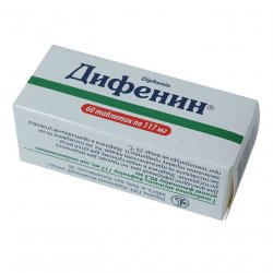 Дифенин (Фенитоин) таблетки 117мг №60 в Элисте и области фото