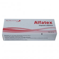 Альфатекс (Эубетал Антибиотико) глазная мазь 3г в Элисте и области фото