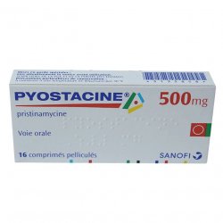 Пиостацин (Пристинамицин) таблетки 500мг №16 в Элисте и области фото