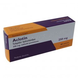 Аклотин (Тиклопидин, Тикло) 250мг 60шт в Элисте и области фото
