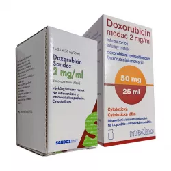 Доксорубицин Sandoz Medac Словения/Австрия 2мг/мл фл. 25мл (50мг)