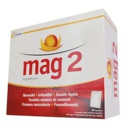Маг 2, Mag 2, Магний 184мг порошок-саше для приготовл. раствора для питья №30