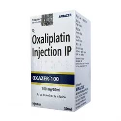 Оксалиплатин Oxazer конц. для приг. инъекц. р-ра 2мг/мл 50мл фл.100мг