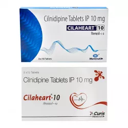 Цилнидипин таб. :: Cilaheart 10 мг №45